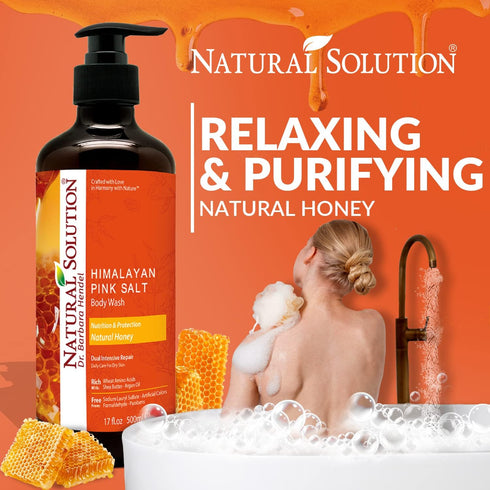 Body Wash Honey - 16.9 fl oz | NATURAL SOLUTION